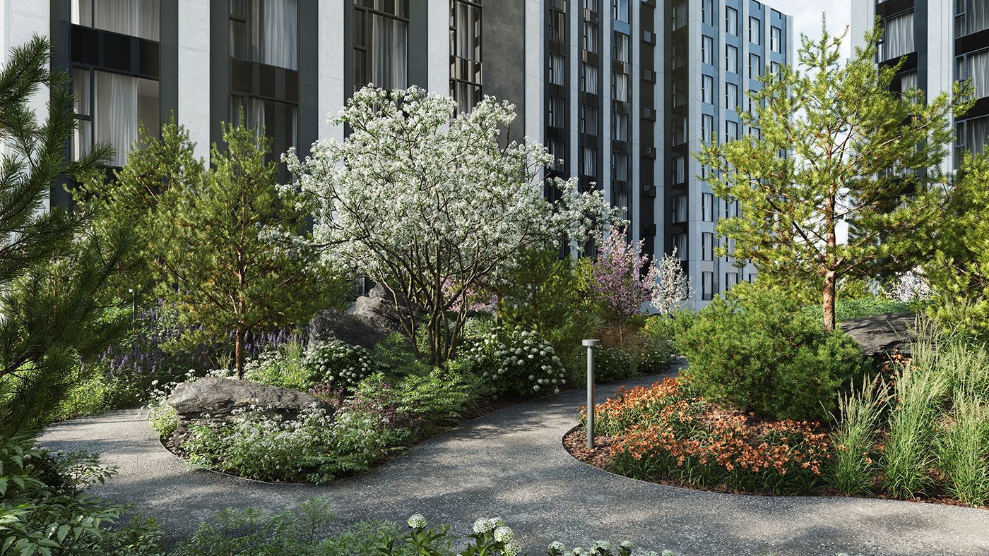 Благоустройством клубного квартала «Крылатская 33» займется ландшафтное бюро SCAPE